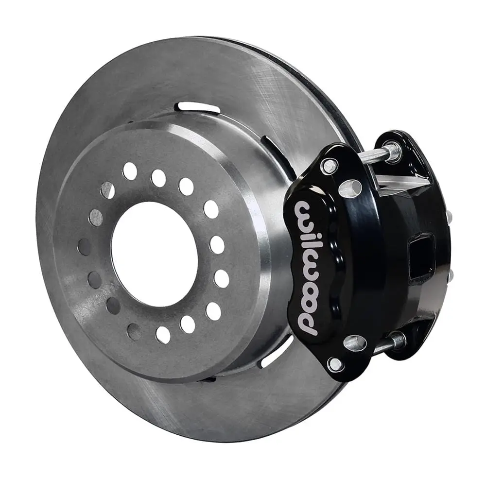 Wilwood D154 Rear Parking Brake Conversion Kit With Drilled Rotors 1