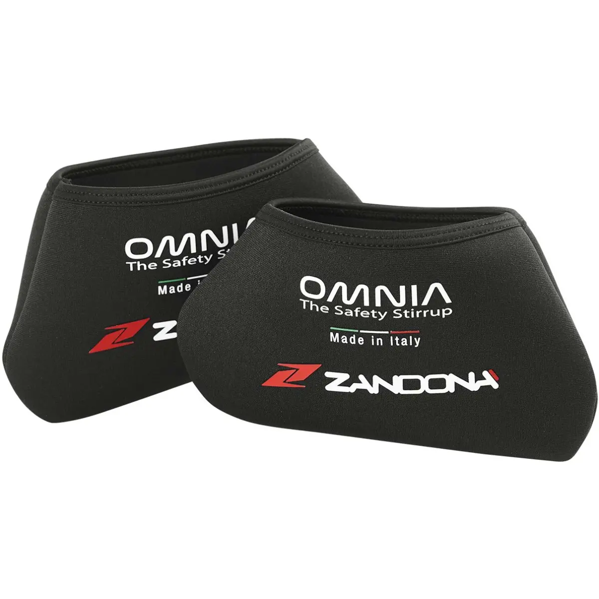 Zandona Stijgbeugelhoesjes Omnia Neopreen Zwart 1
