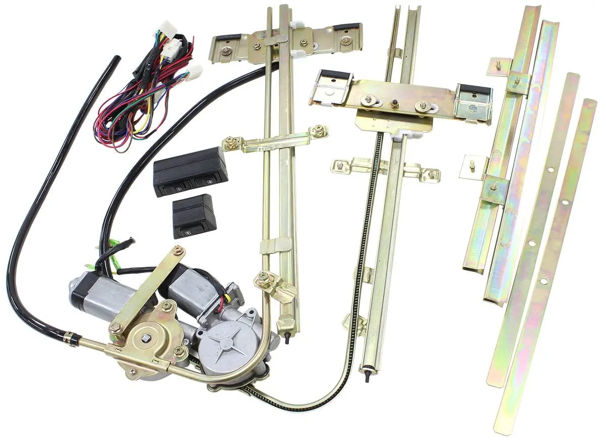 Electric Power Window Conversion Kit – Includes Switches & Wiring (Af49-1600) 1