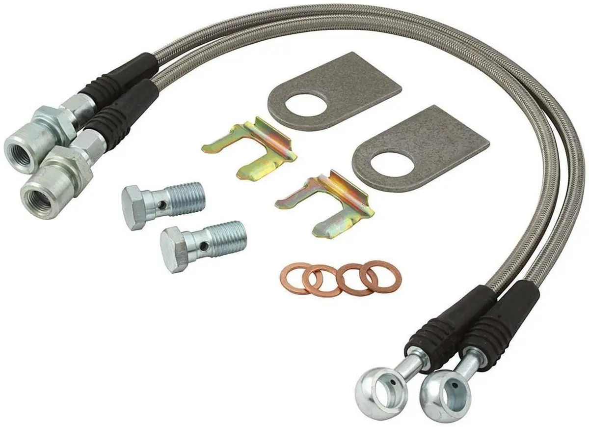 Allstar Performance Stainless Braided Brake Line Hose Kit - All42033 1