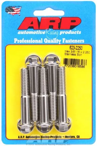 Ar623-2250 Five-Piece Stainless Steel Hex Bolt Kit 1