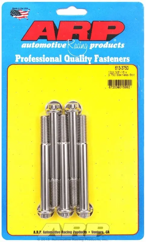 Ar613-3750 Five-Piece Stainless Steel 12-Point Bolt Kit 1