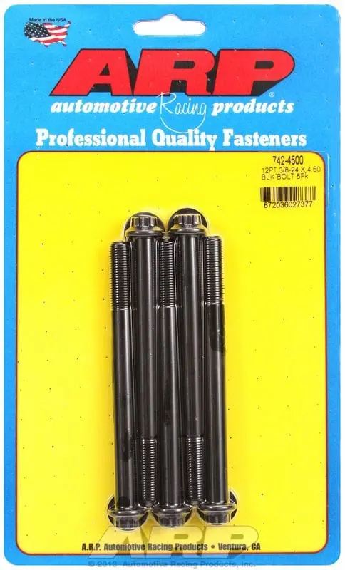 Ar742-4500 5-Pack 12-Point Black Oxide Bolt Kit 1