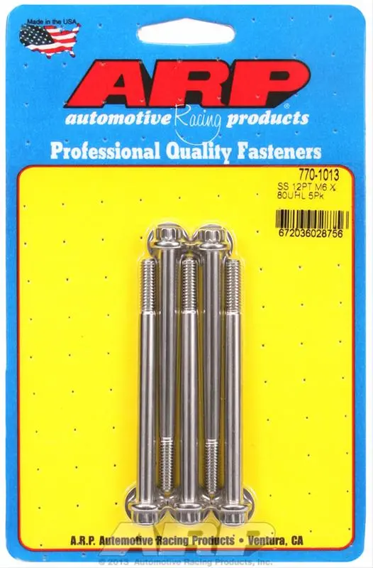 Arp 770-1013 Stainless Steel Engine Bolts 1