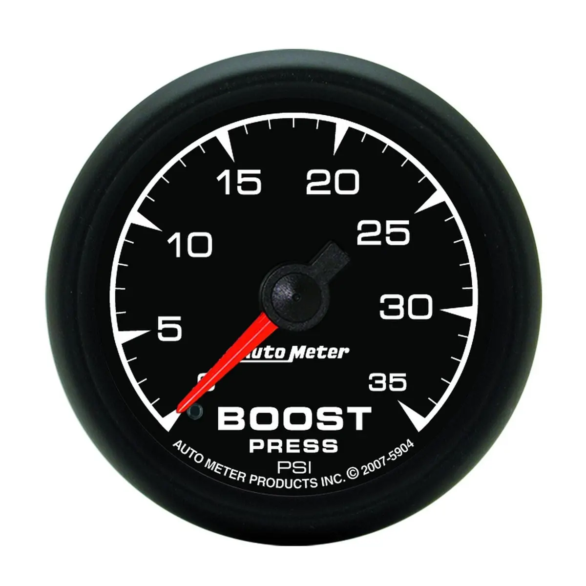 Es Series 2-1/16" Boost Gauge – Analog Pressure Monitoring Tool With White Dial And Red Needle (Au5904) 1