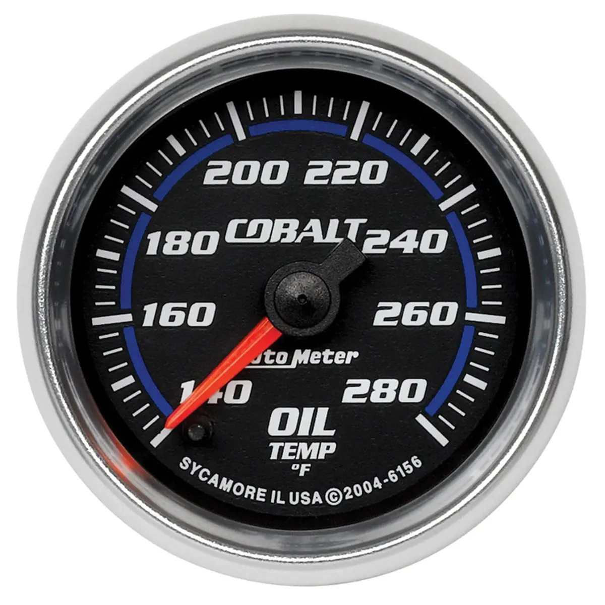 Autometer Au6156 Cobalt Series Oil Temperature Gauge – 2-1/16 Inch Diameter 1