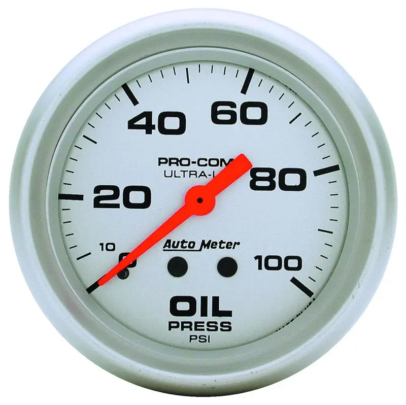 Ultra-Lite Series 2-1/16" Oil Pressure Gauge – Analog Readout (Au4421) 1