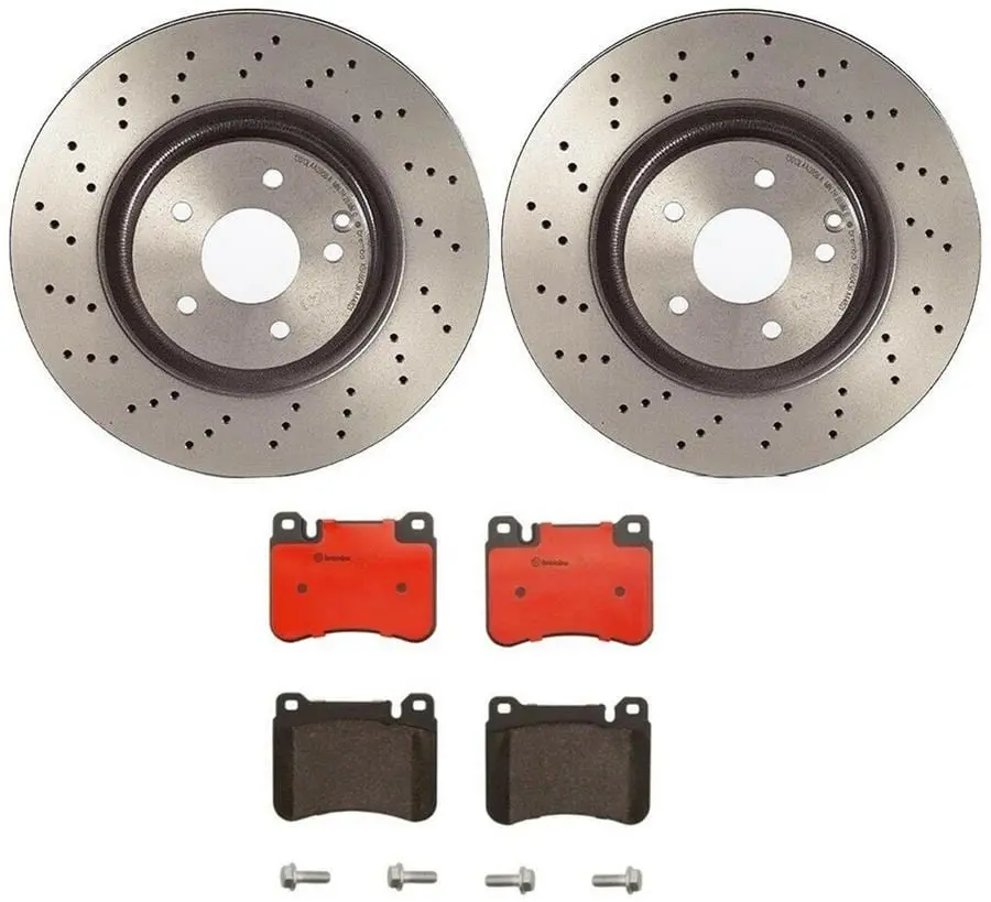 Brembo Kt00292 Brake Pad And Rotor Kit – Front Disc Replacement Set 1