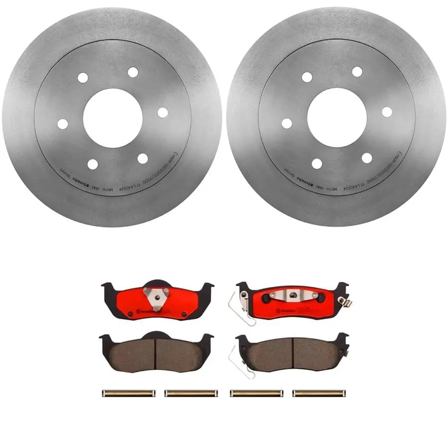 Brembo Kt00494 Premium Brake Pad And Rotor Kit – Complete Front Or Rear Set 1