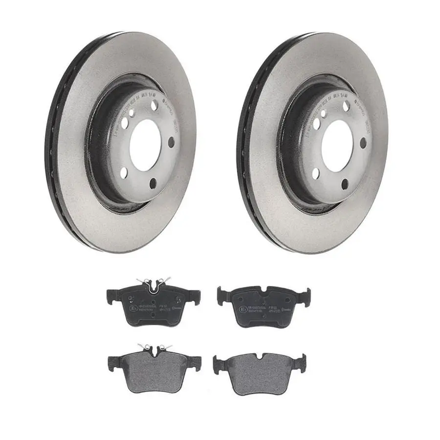 Brembo Premium Brake Kit – Cross-Drilled Rotors & Ceramic Pads For Improved Stopping Power (Kt04520) 1