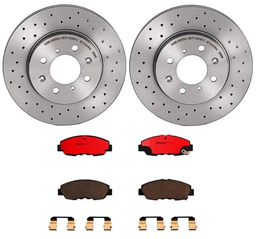 Brembo Ktx0004 Brake Pad And Rotor Replacement Kit 1