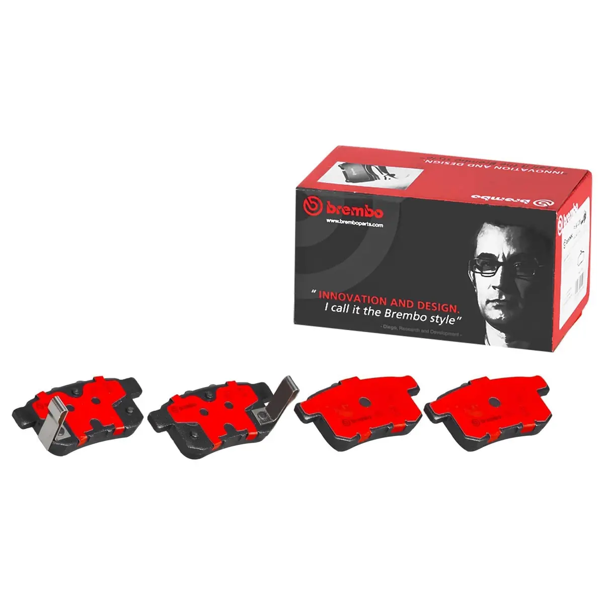 Brembo P28072N Ceramic Nao Brake Pads For High-Performance Stopping 1