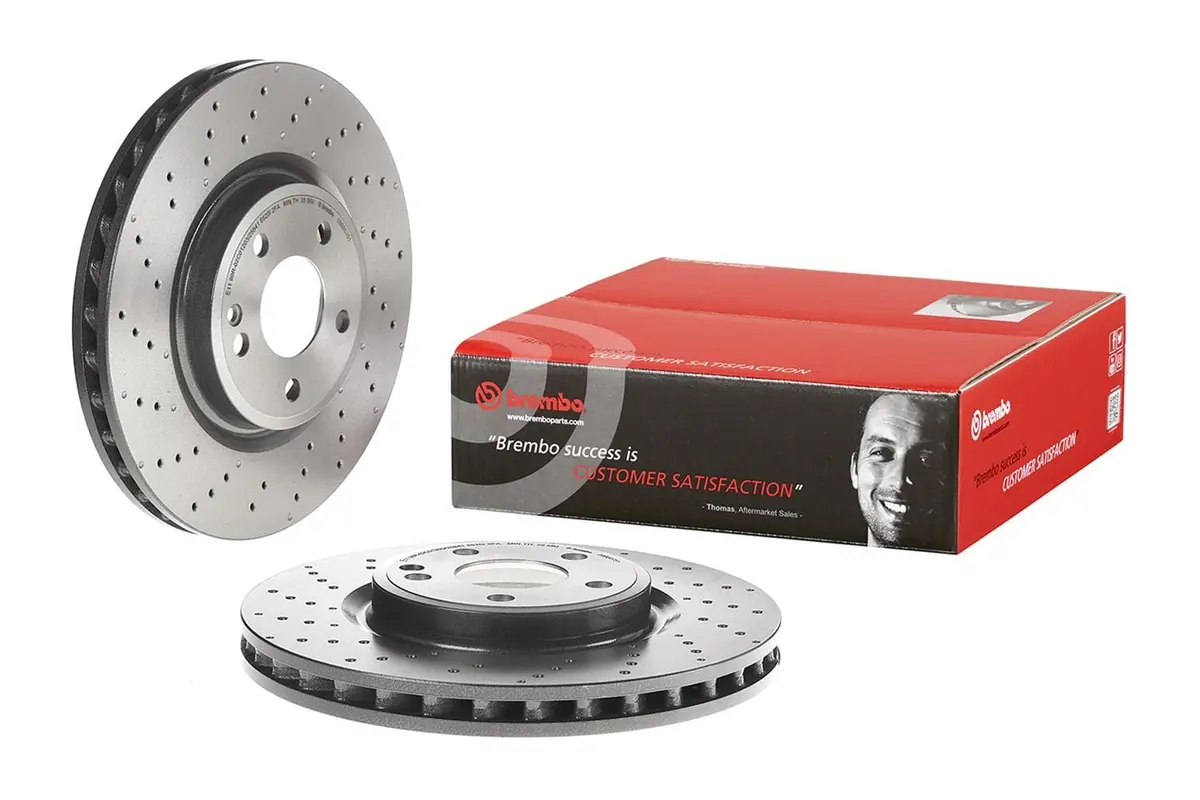 Brembo 09.B807.51 Uv-Coated Premium Brake Rotor 1