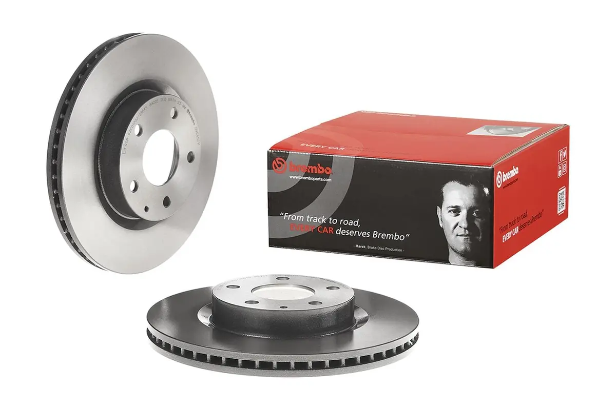 Brembo 09.C652.11 Uv-Coated Performance Brake Rotors – Corrosion-Resistant 1