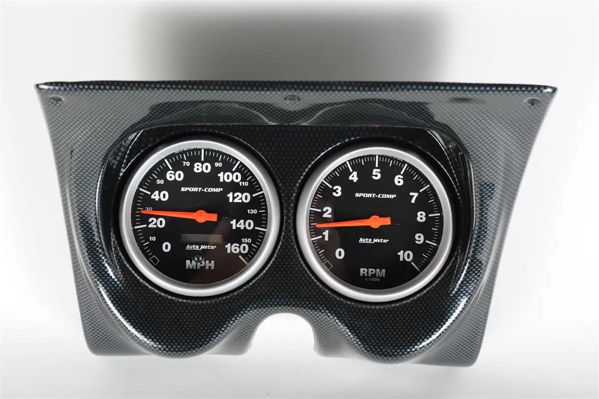 Classic Thunder Road Dash Panel – Pre-Wired With Autometer Gauges (101670273) 1