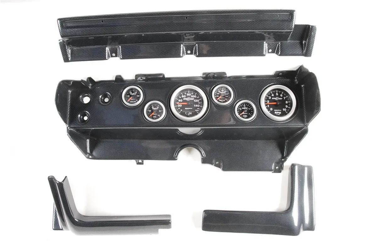 Classic Thunder Road Instrument Panel W/ Autometer Gauges – Custom Dash Assembly For Hot Rods And Customs (Model 714700913) 1