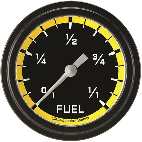 Classic Instruments Auto Cross Yellow Series Gauge Kit – Ax309Yblf 1