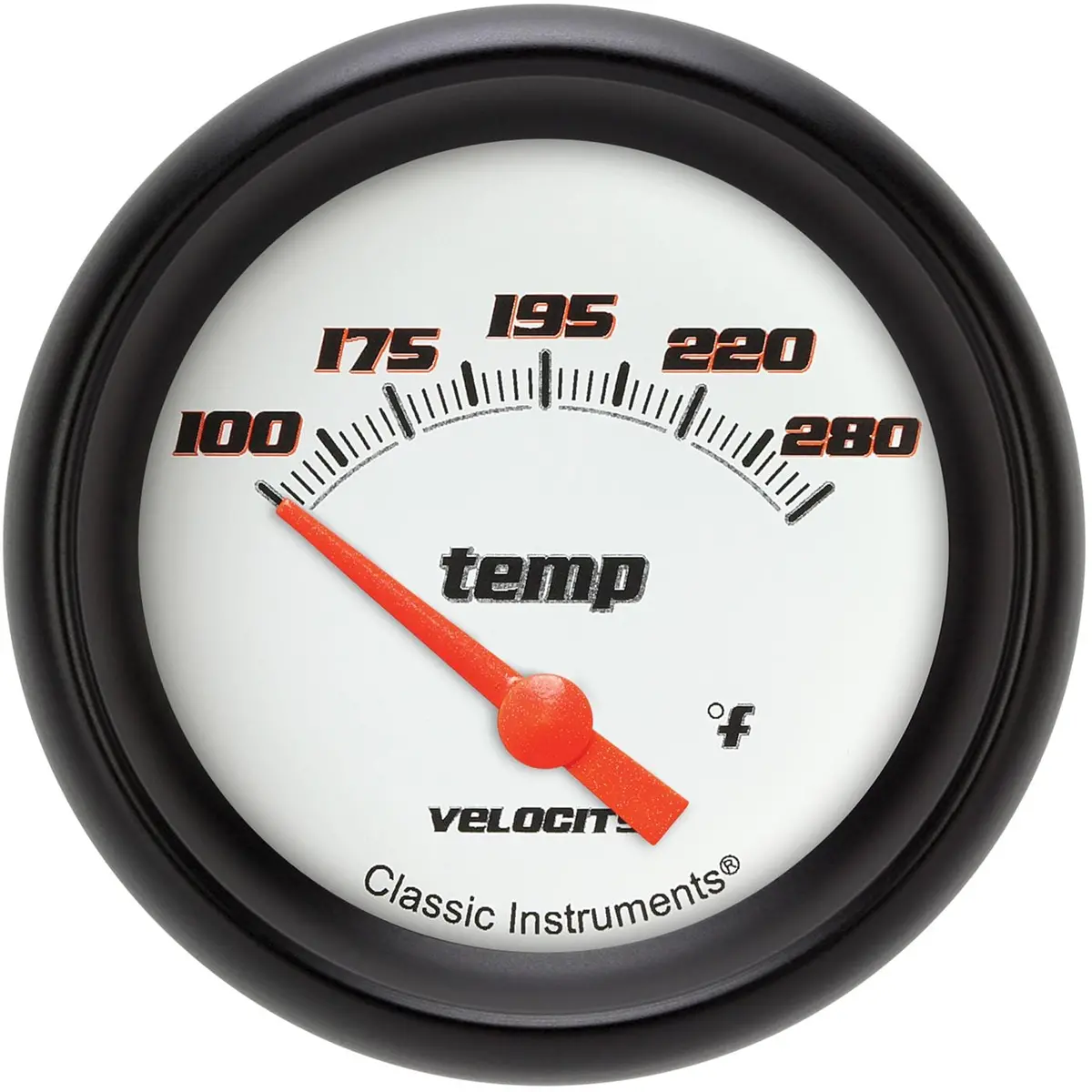 Classic Instruments Vs226Wbpf-02 Velocity Series Gauges – Black Face With White Backlight 1