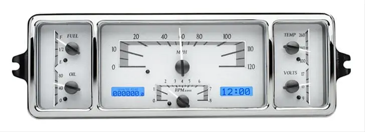 Dakota Digital Vhx-39C-S-B Direct-Fit Analog Gauge Cluster With Modern Electronics 1