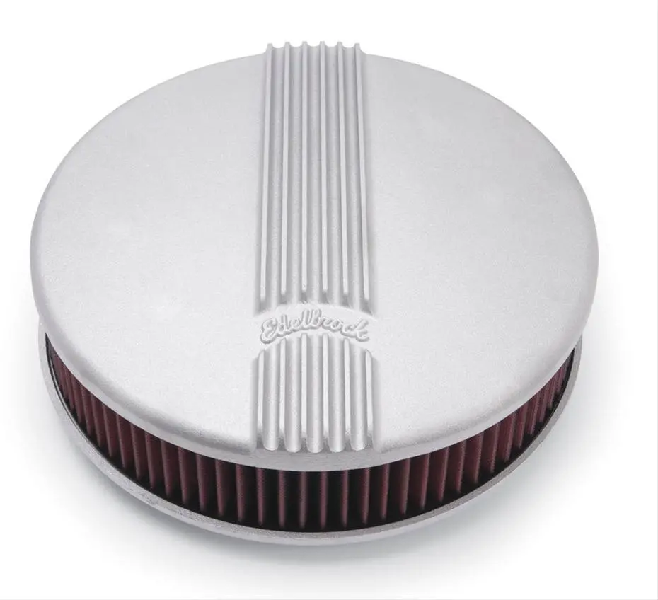 Edelbrock Classic Air Cleaner – Retro-Styled Filter Assembly With Polished Finish 1