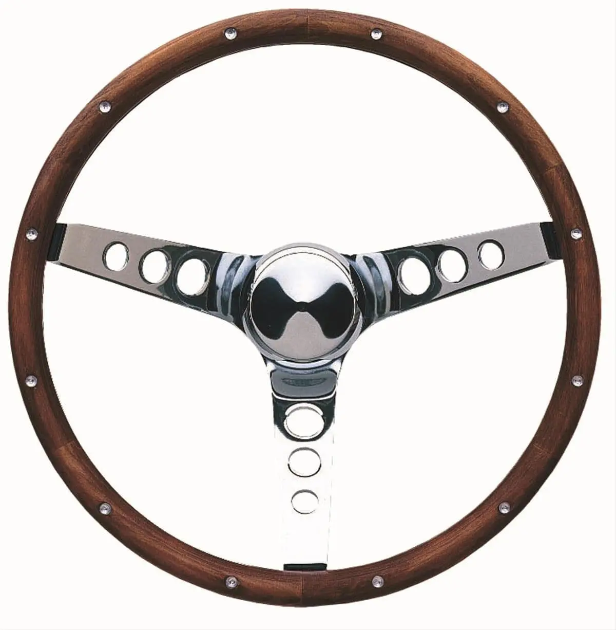 Gr213 13.5-Inch Classic Wood Steering Wheel – Vintage Style 1