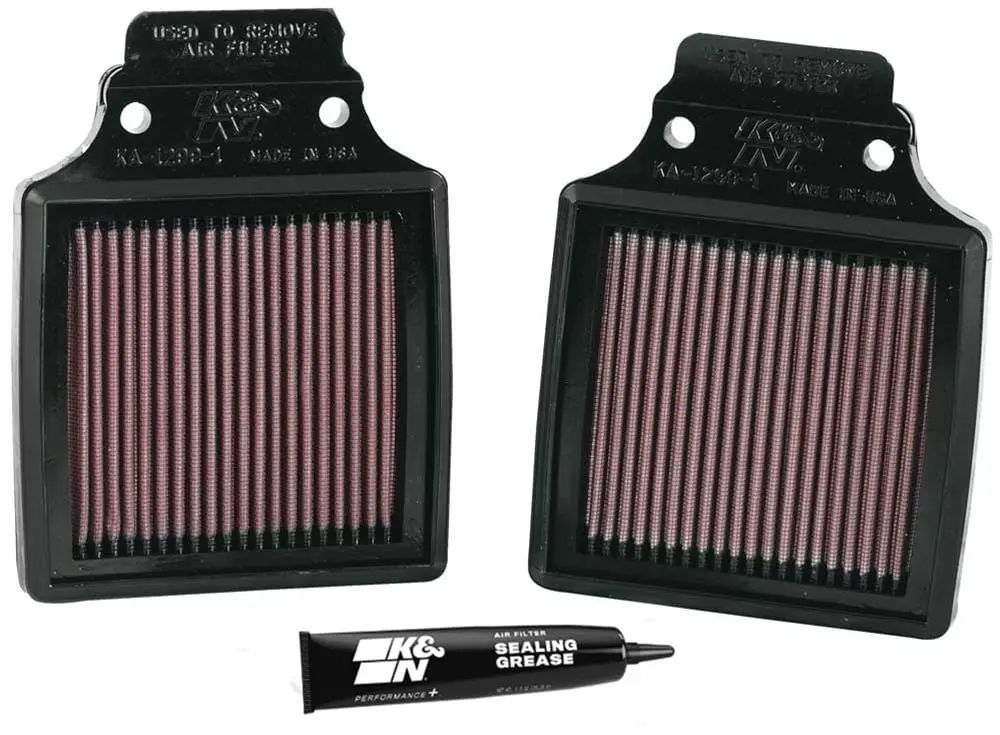 K&N Powersports High-Flow Washable Air Filter – Ka-1299-1 Universal Fit 1