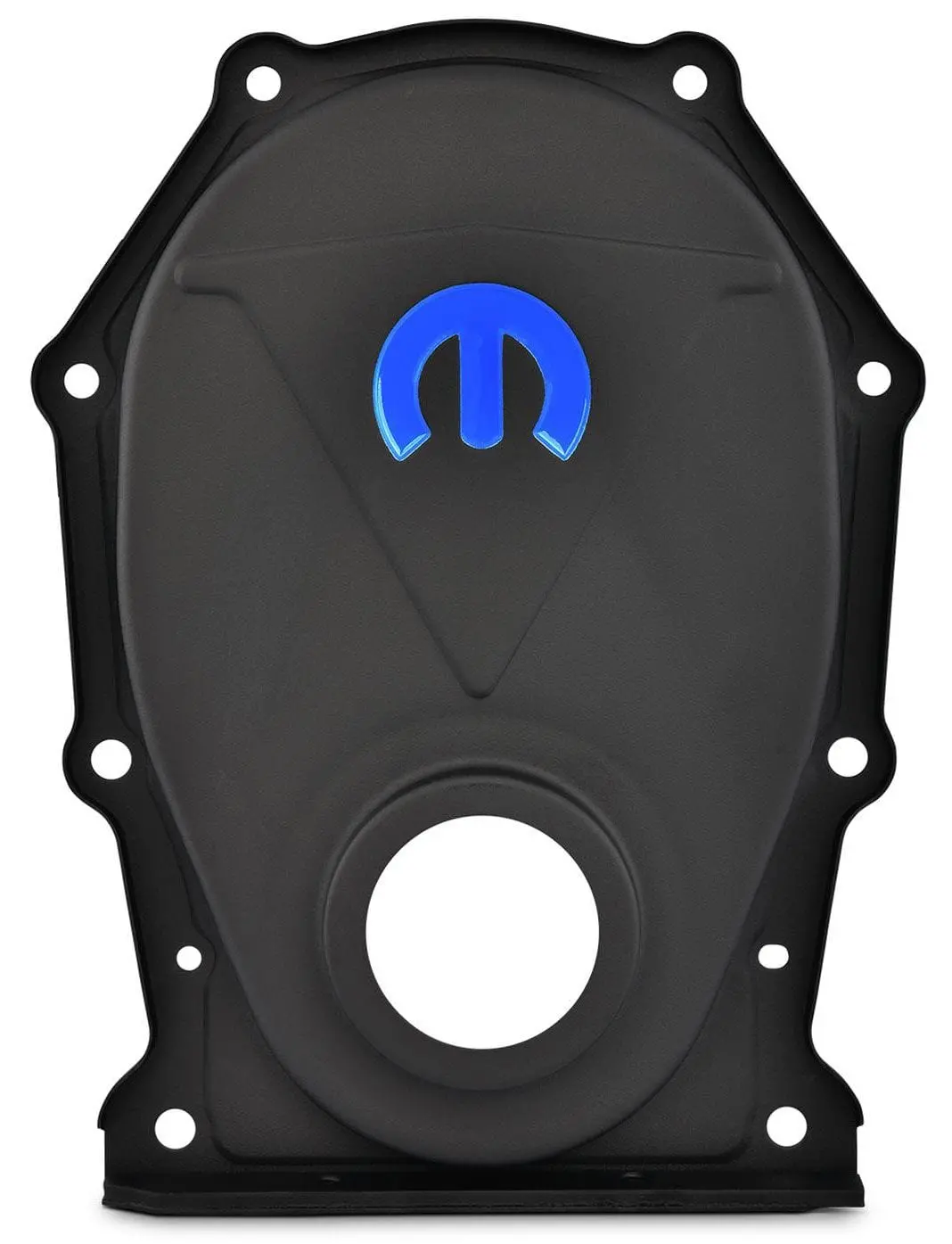 Black Crinkle Finish Stamped Steel Timing Cover – Pr440-219 1
