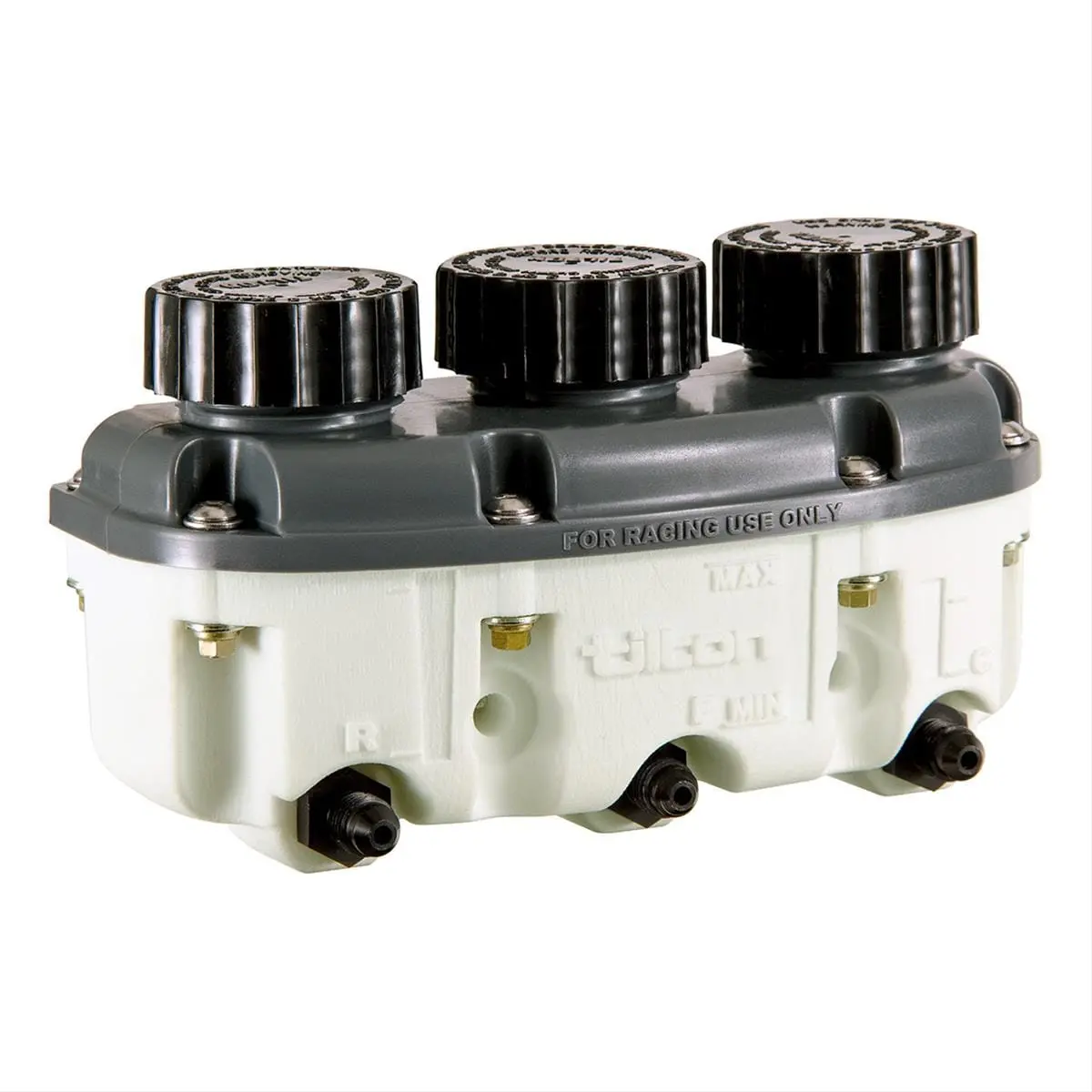 Tilton 72-578 Three-Chamber Plastic Brake Fluid Reservoir 1