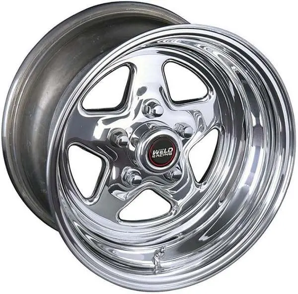 Prostar 15" X 14" Polished Aluminum Drag Wheel – We96-514206 1