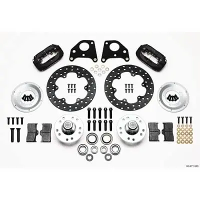 Wilwood 140-2711-Bd Forged Dynalite Front Drag Race Brake Kit – Lightweight, High-Heat Capacity Disc System 1