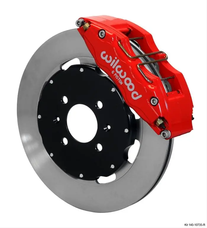 Wilwood 140-10735-R Forged Dynapro 6-Piston Front Big Brake Kit 1