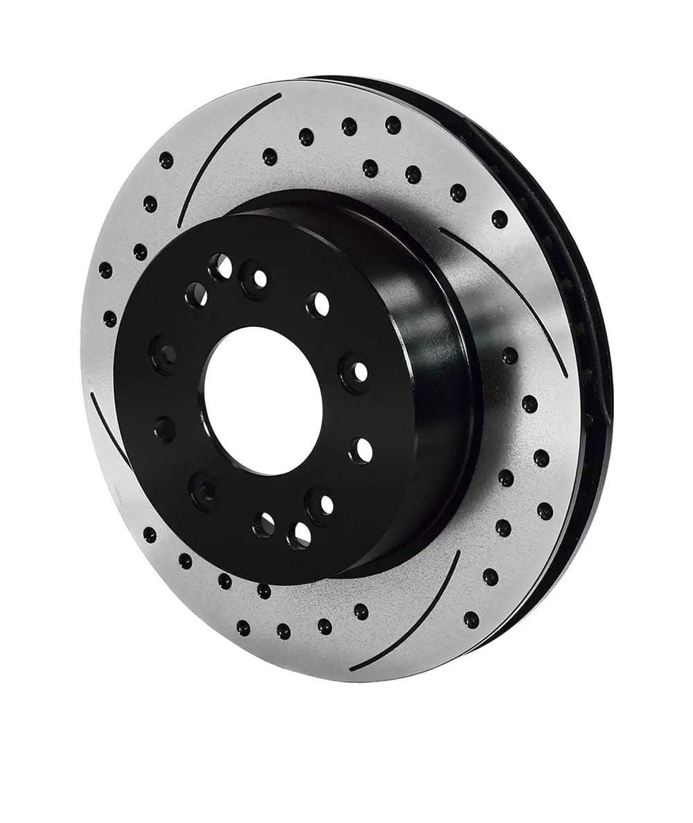 Wilwood 160-11287-Bk Srp Drilled & Slotted Brake Rotors – Front Pair 1